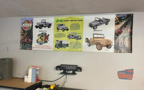 1947 WILLY'S JEEP BANNER - Image 3