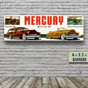 1949 MERCURY CONVERTIBLE AND WAGON BANNER