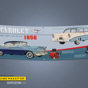 1956 CHEVROLET 210 & 2-DOOR BANNER