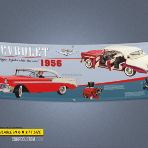 1956 CHEVROLET HARDTOP & 4DR BANNER