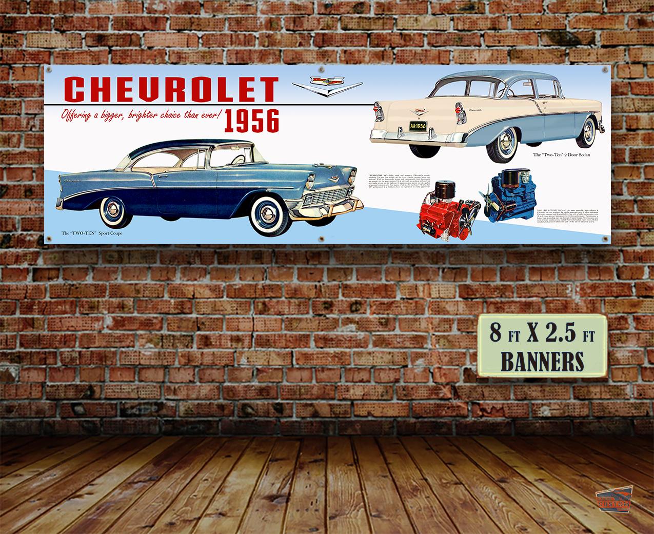 1956 CHEVROLET 210 & 2-DOOR BANNER – Coupe Custom Accessories