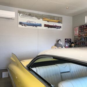 1963 CADILLAC SIXTY-TWO CONVERTIBLE GARAGE BANNER