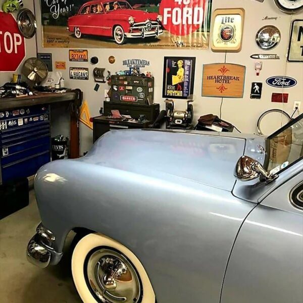 1949 FORD CONVERTIBLE COUPE BANNER LARGE