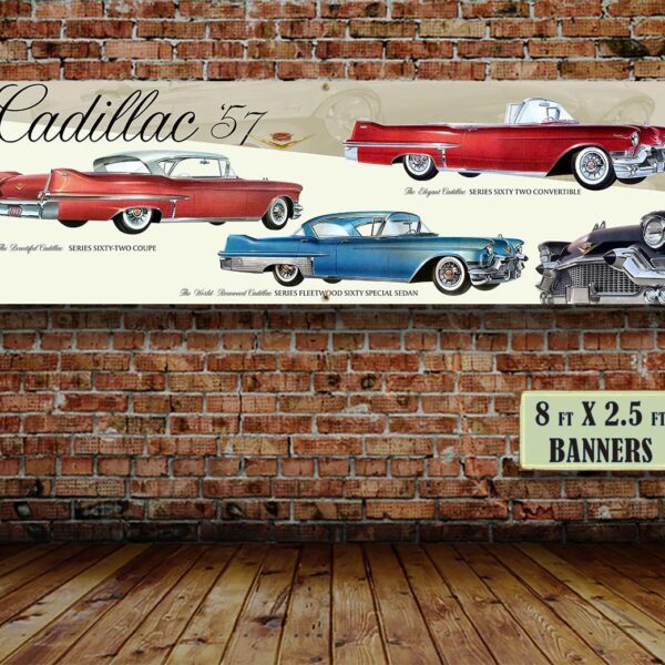 Cadillac Banners – Coupe Custom Accessories