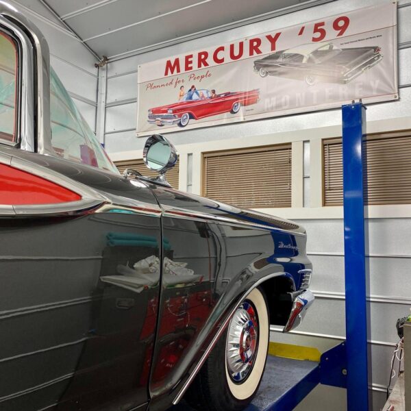 1959 MERCURY MONTEREY CONVERTIBLE AND 4dr BANNER