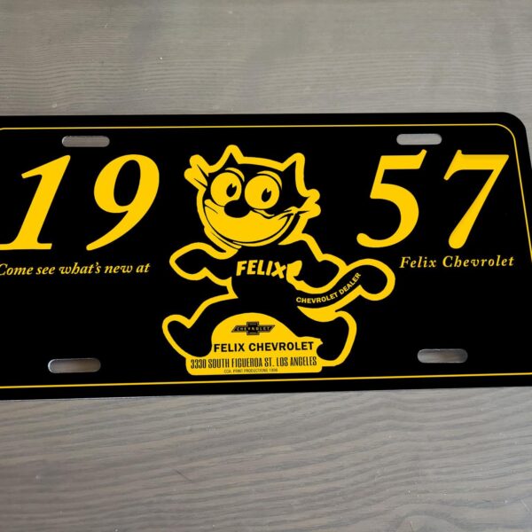 Customizable Felix License Plate