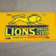 Lions Drag Strip License Plate