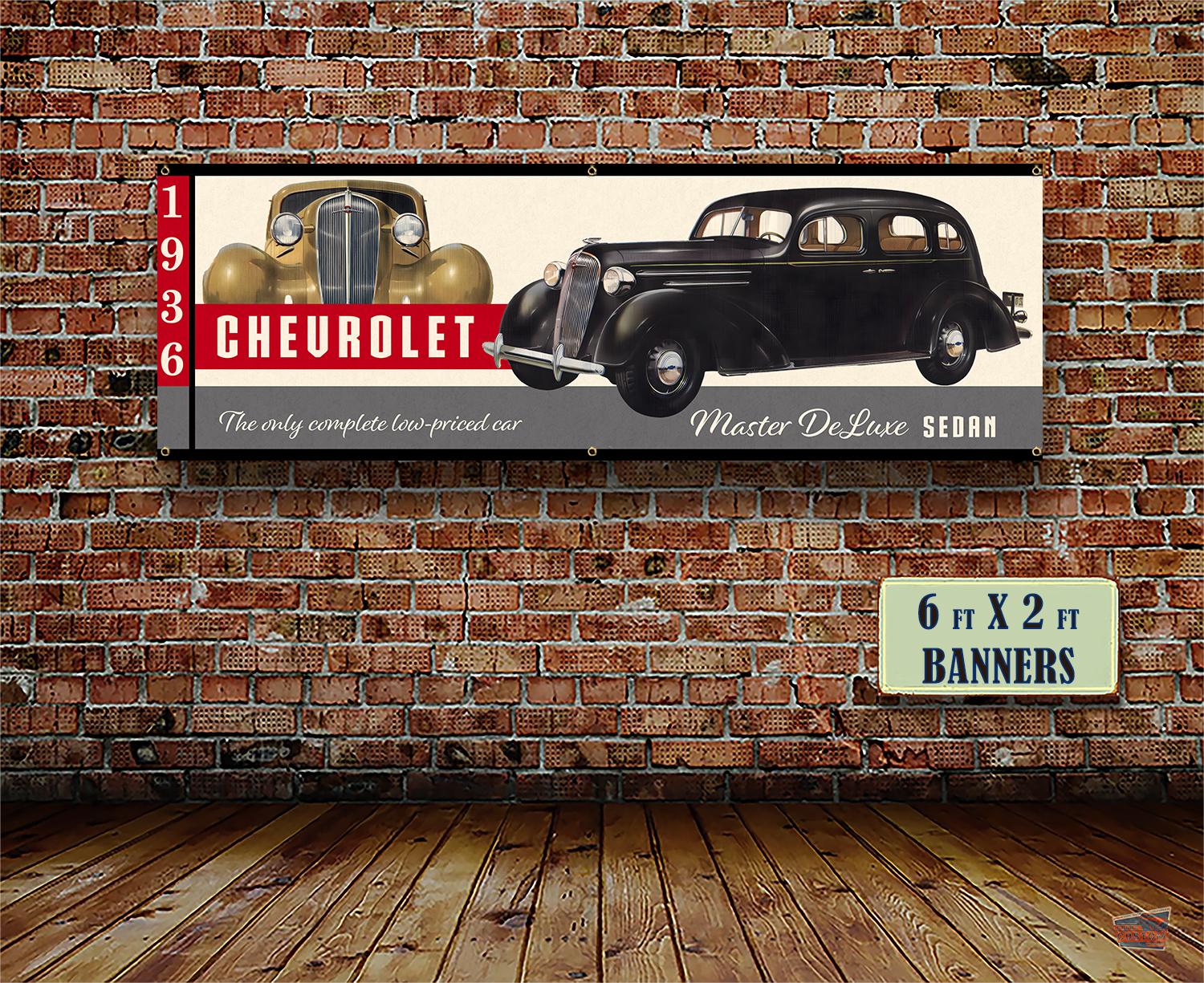 1936 CHEVROLET SEDAN BANNERS – Coupe Custom Accessories