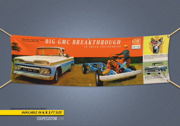 1960 GMC TRUCK BANNER